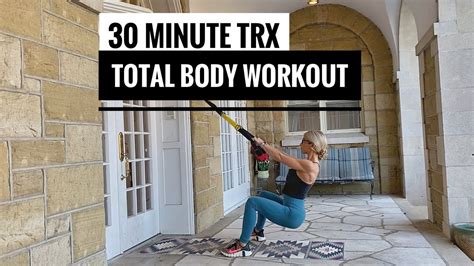 Minute Trx Total Body Strength Workout At Home Suspension Training And Bw Workout Youtube