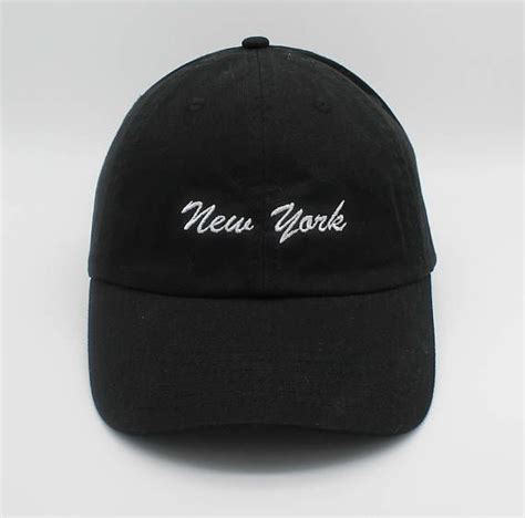 New York Ny Embroidered Cap Dad Cap Dad Hat Embroidered Embroidered