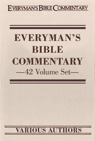 Everymans Bible Commentary Evbc 42 Vols Olive Tree Bible Software