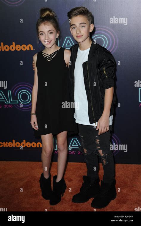 new york ny november 11 lauren orlando johnny orlando attends the nickelodeon halo awards