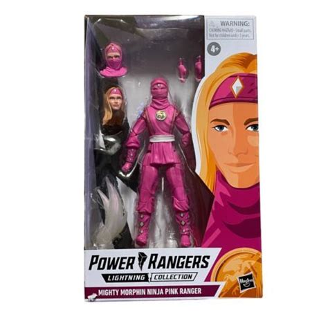 power rangers lightning collection mighty morphin ninja pink ranger figure action figures