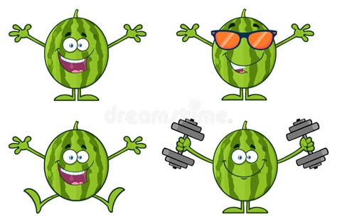 Cartoon Fruit Collection Stock Illustrations 66271 Cartoon Fruit