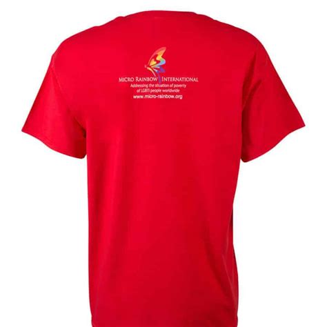 T Shirt Free To Love Whoever I Want Red Micro Rainbow