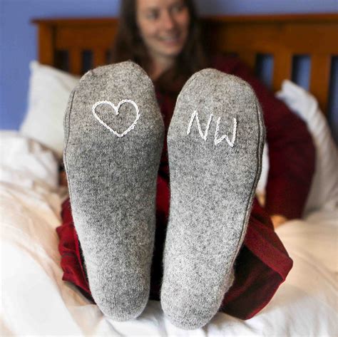 Personalised Women S Bed Socks Embroidered By Stephieann