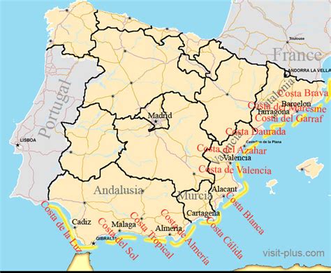 The Mediterranean Coast Of Spain Travel Information