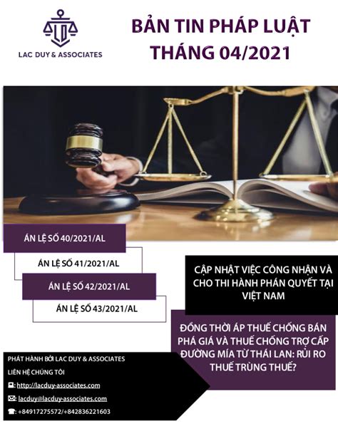 Bản Tin Pháp Luật Lac Duy Associates Law Firm