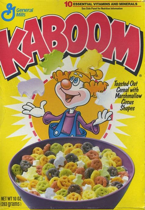 Kaboom Cereal Sweet Memories Childhood Memories 90s Childhood Kaboom