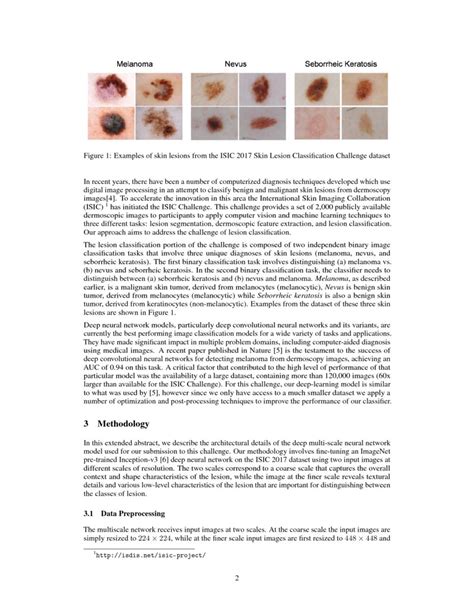 skin lesion classification using deep multi scale convolutional neural networks deepai