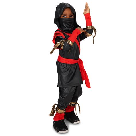 Buy Black And Red Ninja Toddler Costume