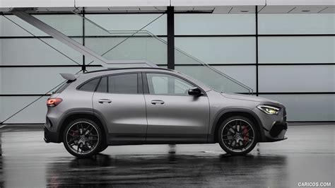 2021 Mercedes Amg Gla 45 S 4matic Color Magno Grey Side Caricos