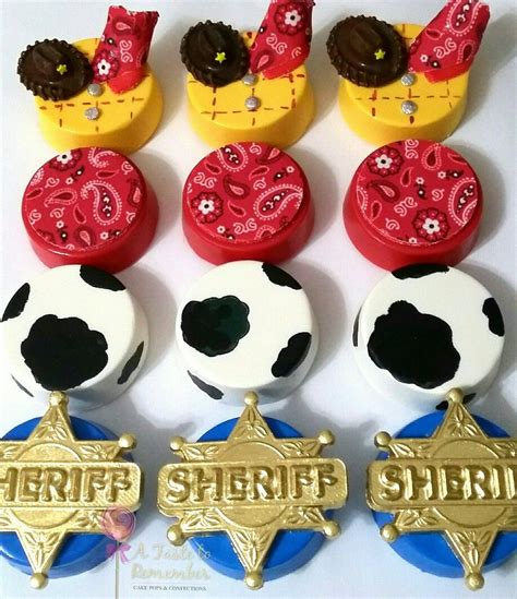 Cowboy Sheriff Toy Story Inspired Chocolate Covered Oreos Chocolate