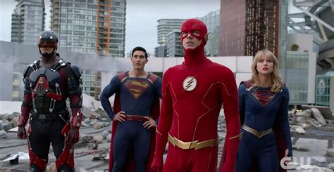 watch the extended trailer for the cw s crisis on infinite earths before sunday s premiere