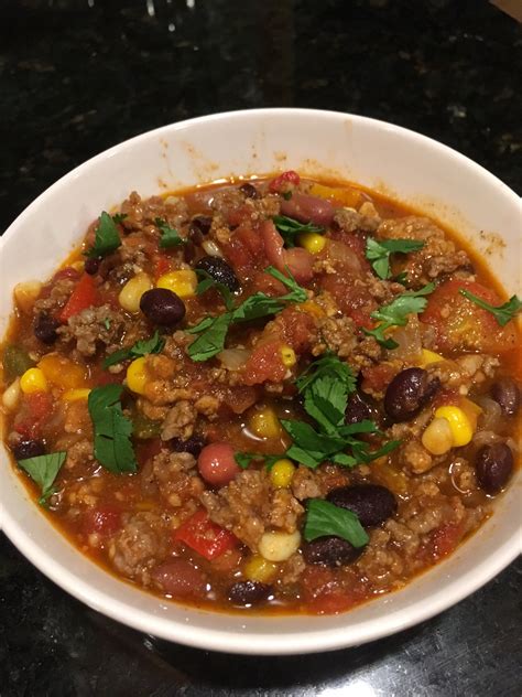 Ground Beef Chili With Beans Recipes Recipe