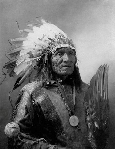 Sioux Native American Portrait Chief He Dog American Indian Etsy