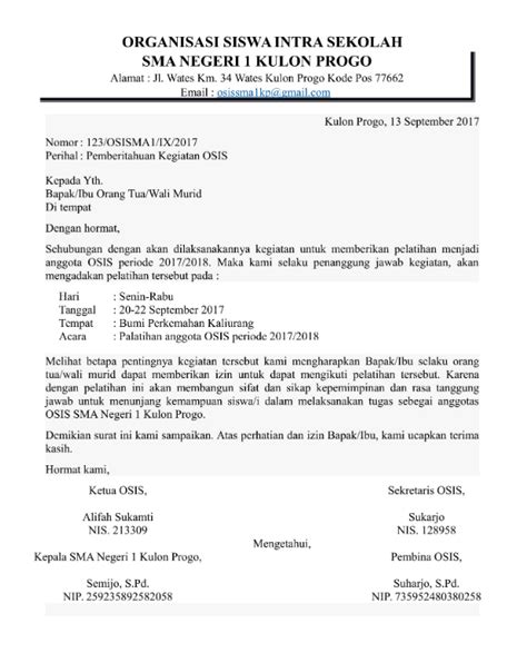 Surat dinas adalah surat resmi dari instansi, baik swasta maupun pemerintahan untuk keperluan dinas instansi. Contoh Surat Resmi Bahasa Inggris - Asia