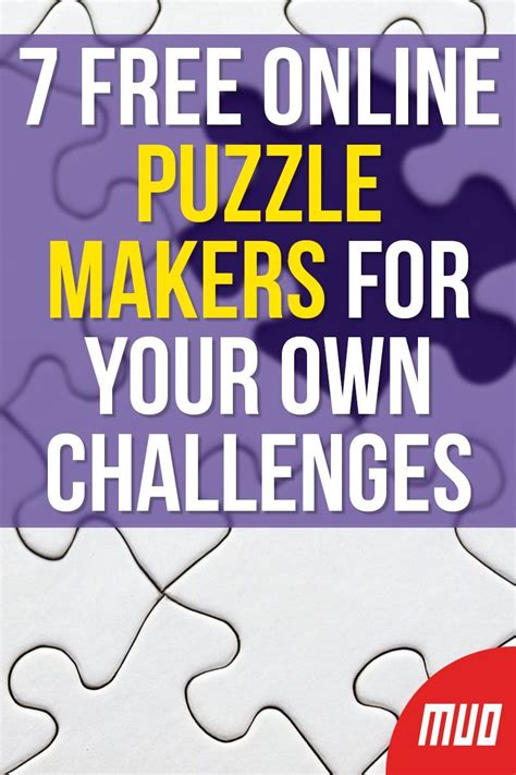 7 Free Online Puzzle Makers For Your Own Challenges Puzzle Maker