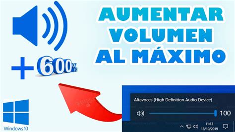 Como Aumentar el Volumen de mi PC hasta un más Windows YouTube