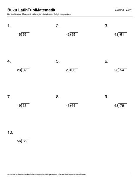 Rph matematik tahun 3 kssr masa dan waktu_new. Contoh Soalan Kbat Matematik Sekolah Rendah - II Contoh