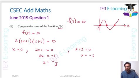 Csec Add Maths June 2019 Question 1 Solutions Youtube
