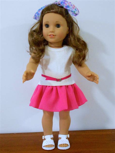 val spiers sews doll clothes free skirt pattern for american girl doll american girl doll