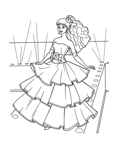 Free printable barbie coloring pages for girls. Barbie Coloring Pages
