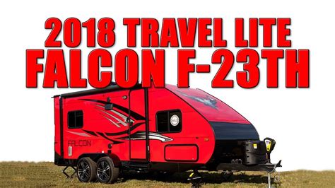 2018 Travel Lite Falcon F 23th Toy Hauler Rv Youtube