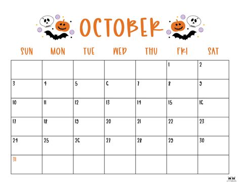 October 2021 Calendar Free Printable Calendar Free Printable October