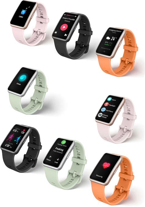 Huawei is a leading manufacturer of consumer electronics, and its smartwatch line has many people have flocked to the huawei smartwatch line, but if you're still on the fence. Smartwatch HUAWEI Watch Fit, Android/iOS, silicon, Sakura Pink