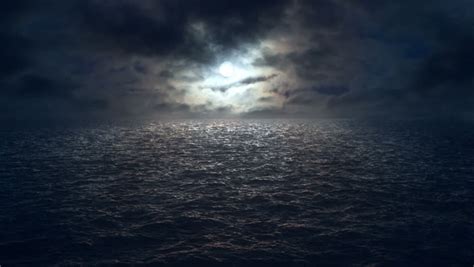 Flying Over Moonlit Ocean At 스톡 동영상 비디오100 로열티 프리 6660566 Shutterstock