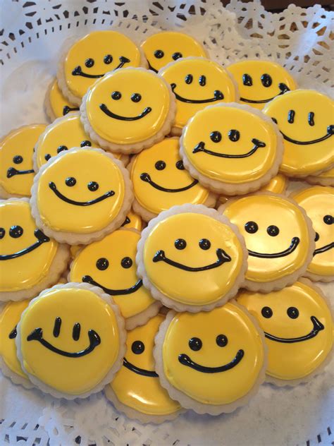 Smiley Face Sugar Cookies