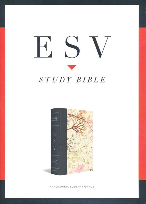 Esv Study Bible Hardcover Elegant Grace Case Of 6