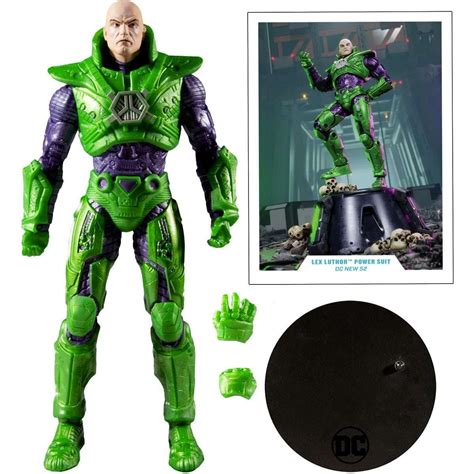 Dc Multiverse Lex Luthor Power Suit Figures Launch From Mcfarlane Toys