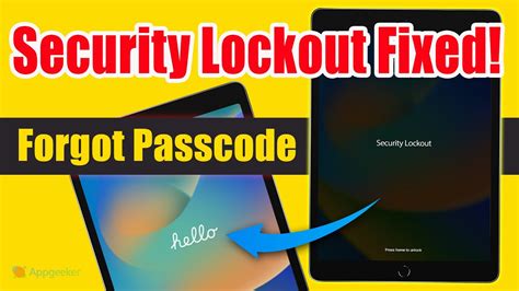 Ipad Security Lockout How To Get Out Of Locked Ipad Ipad Security