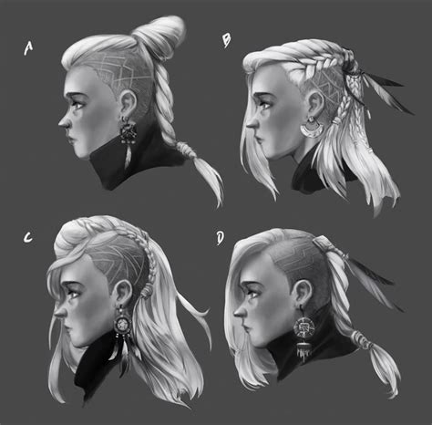 I Thought Youd Like This Collection On Pinterest Hair Reference Viking Hair How To Draw Hair