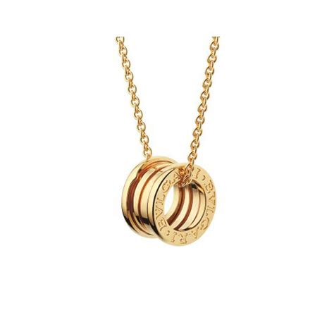 B Zero Necklace In Yellow Gold