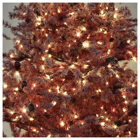 30 pieces miniature sisal frosted christmas trees bottle brush mini trees plastic tabletop trees ornaments for christmas room decor home table top decoration and crafts. Frosted Christmas tree 230 cm with pine cones 400 lights ...
