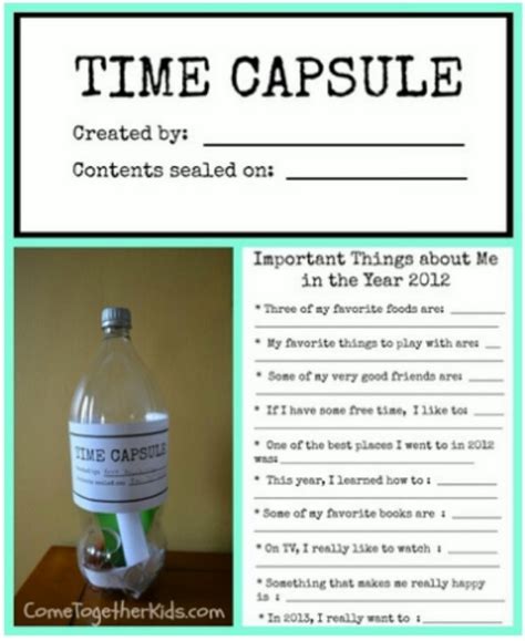 Time Capsule Idea Things To Do With Abby Pinterest