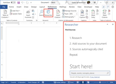 How To Use Researcher In Microsoft Word For Essays And Papers