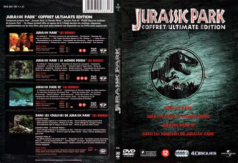 Jaquette Dvd De Jurassic Park Ultimate Slim Cinéma Passion