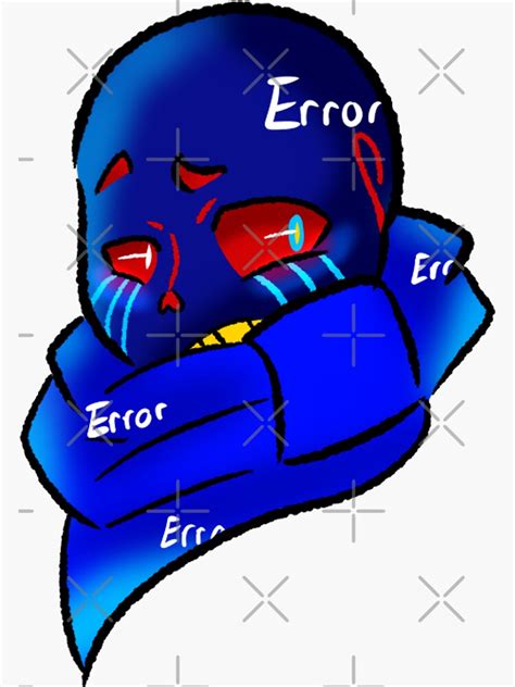 Error Sans Sticker For Sale By C15u5hi Redbubble