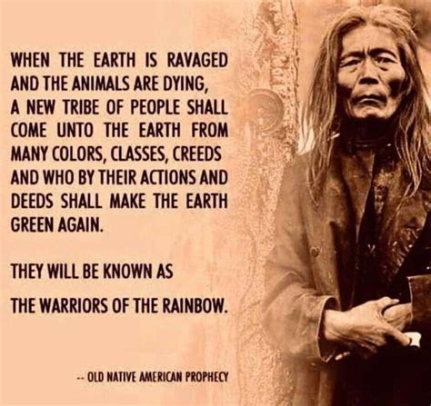 Warriors Of The Rainbow Native American Prophecies Rainbow Creed
