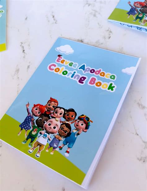 Cocomelon Custom Coloring And Activity Books Etsy Denmark