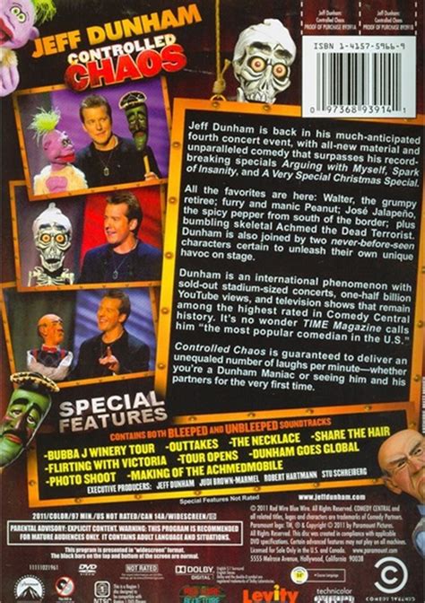 Jeff Dunham Controlled Chaos Dvd 2011 Dvd Empire