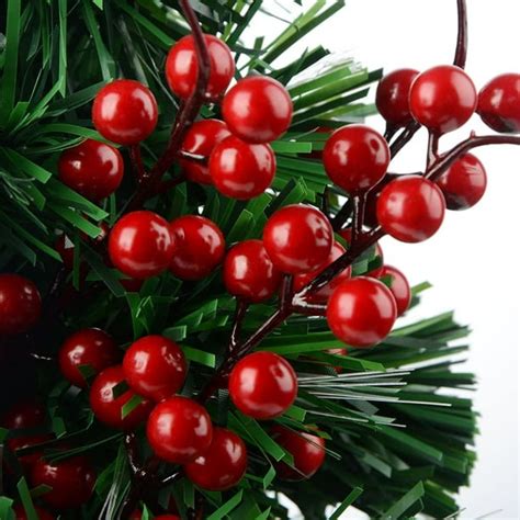 bueautybox artificial berry stems 10 pack 10 2 christmas red berries artificial fruit berry