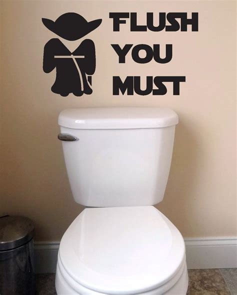 Bathroom Wall Decals Kids Décor Wall Toilet Decal Wash Flush Etsy In
