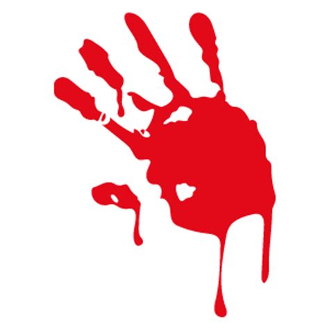 Red Handprint Sticker Mania