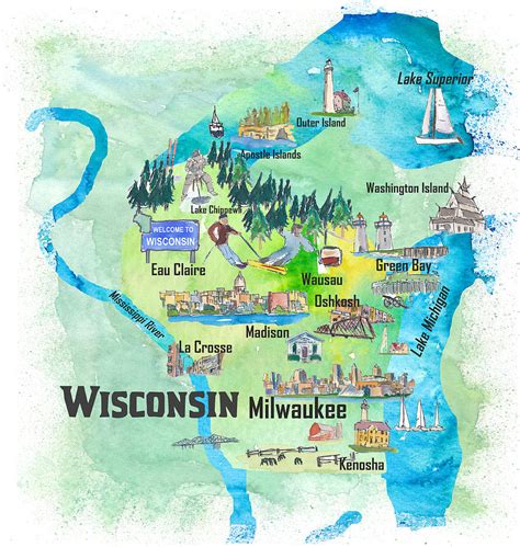 Green Bay Wisconsin On Us Map