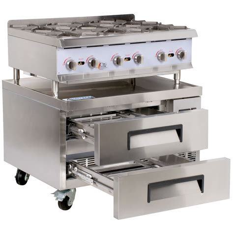 Cooking Performance Group 36RRBNL 6 Burner Gas Countertop Range / Hot