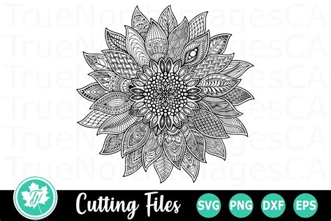 Sunflower Cricut Sunflower Mandala Svg Free 81 Best Quality File