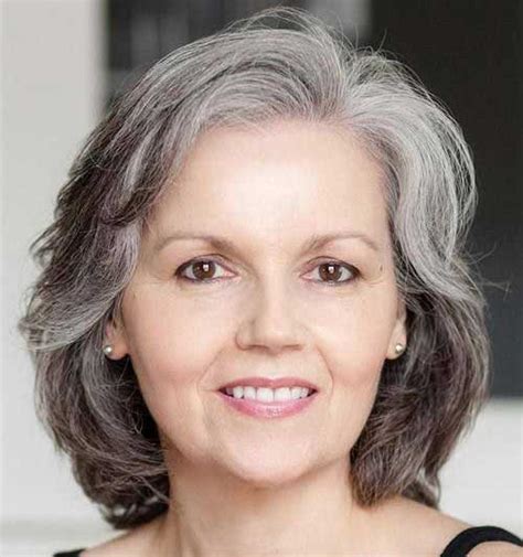 70 perfect medium length hairstyles for thin hair. Short Grey Hair Pics | Short Hairstyles 2017 - 2018 | Most ...
